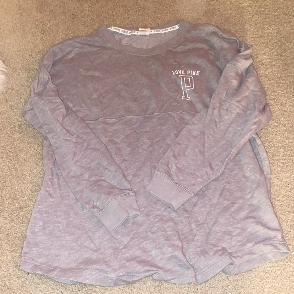 Grey PINK long sleeve